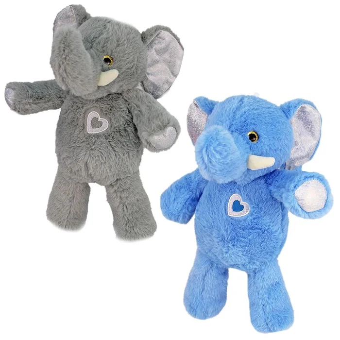 Elefant mit Herz Plüschtier und Glitzeraugen – ca. 32 cm