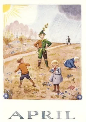 Elsa Beskow „April“