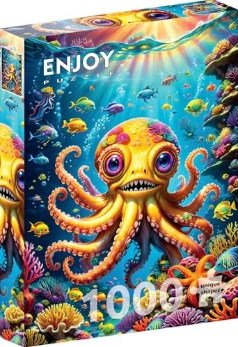 Enjoy Puzzle Niedlicher Oktopus – 1000 Teile