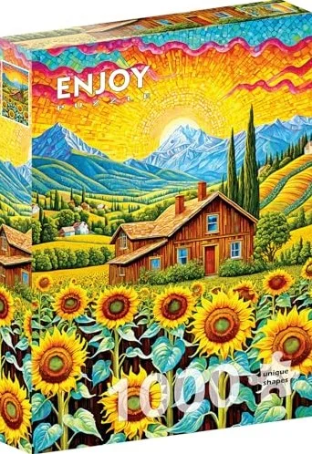 Enjoy Puzzle Sonnenblumenhaus – 1000 Teile