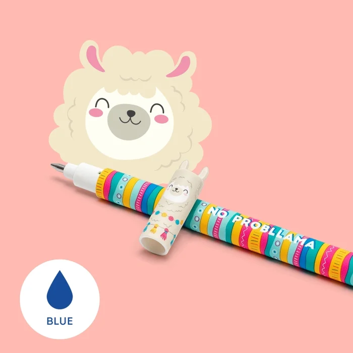 Erasable Pen – Gel Pen Lama, blau