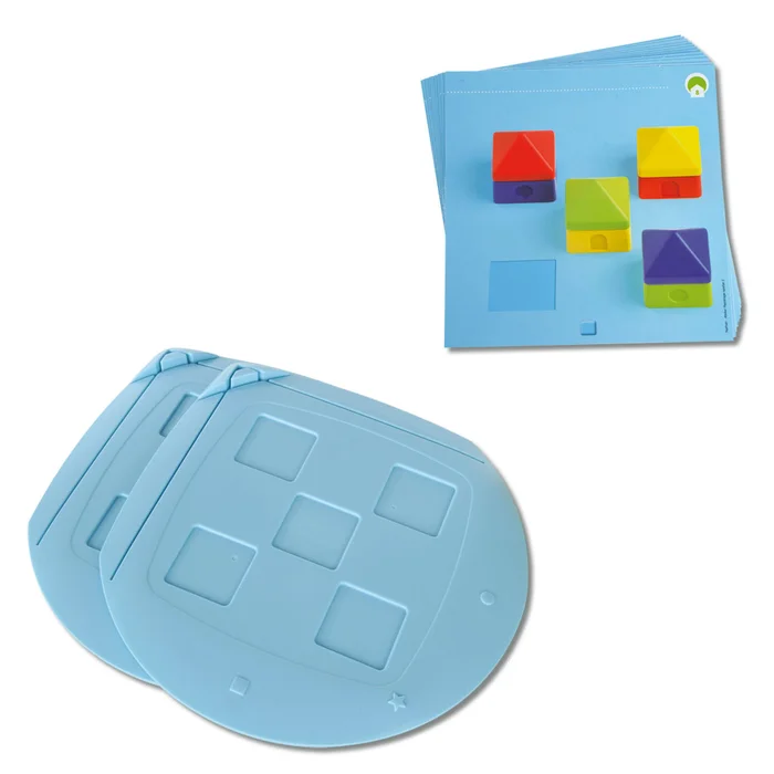 Ergänzungsmaterial für Steckspiel zur Schulung der räumlichen Wahrnehmung