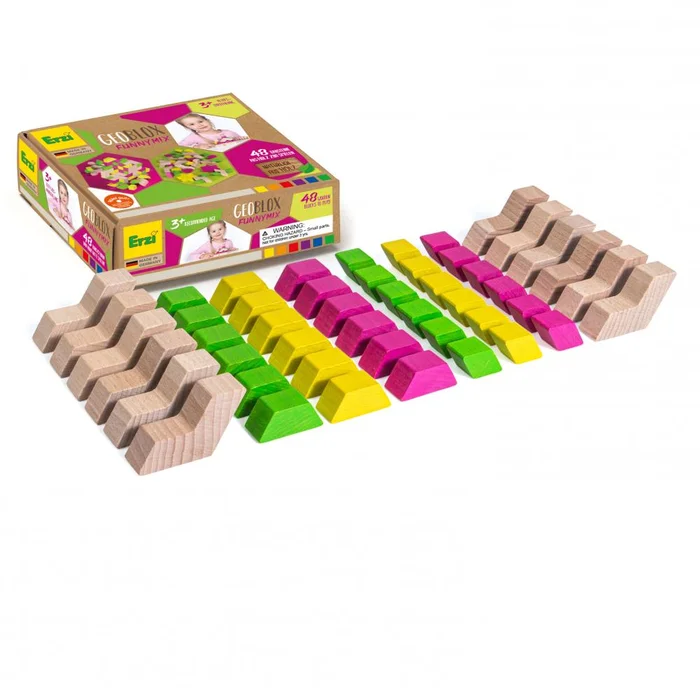 Erzi Bausteine GeoBlox FunnyMix