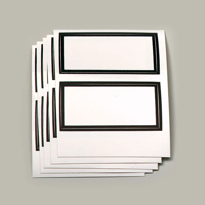 Etiketten blanko – 10 Stück, in 2 Größen | M-51023