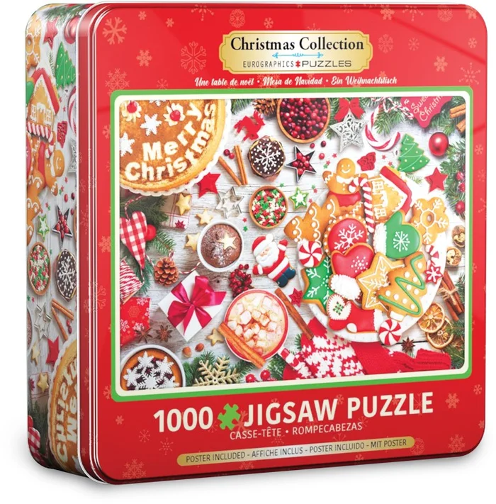 Eurographics Christmas Table Tin (1000)