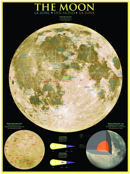 Eurographics Der Mond – 1000 Teile