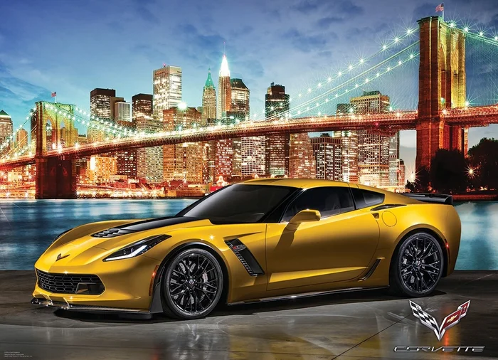 Eurographics puzzle 2015 Chevrolet Corvette Z06 – 1000 Teile