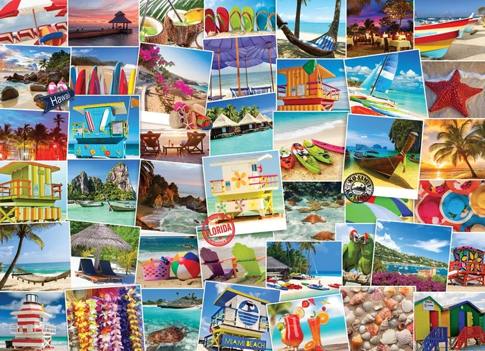 Eurographics puzzle Globetrotter Beaches – 1000 Teile