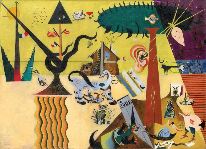 Eurographics puzzle Joan Miro – The Tilled Field – 1000 Teile