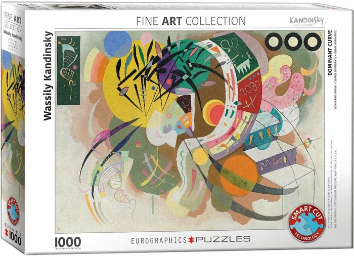 Eurographics puzzle Wassily Kandinsky – Dominante Kurve – 1000 Teile