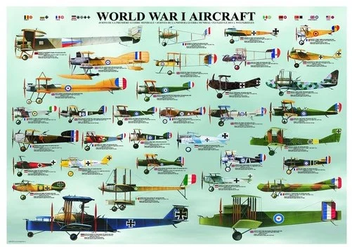 Eurographics Puzzle World War I Aircraft – 1000 Teile