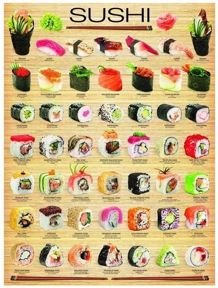Eurographics Sushi – 1000 Teile