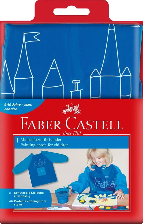 Faber-Castell Malschürze für Kinder Farbe Blau