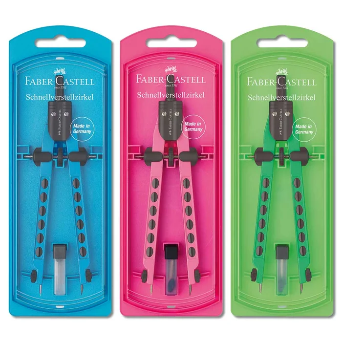 Faber Castell® Zirkel in Neon-Farben