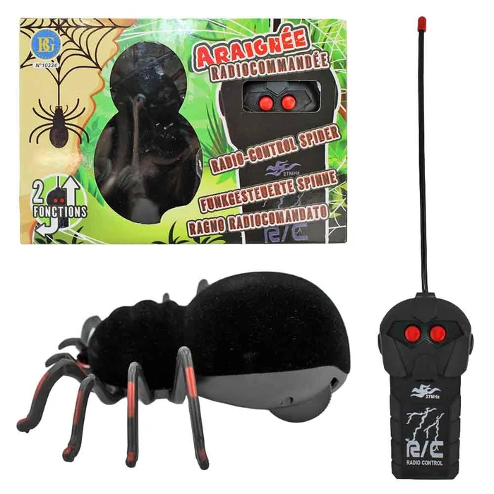 Ferngesteuerte Spinne schwarz – ca. 13 cm