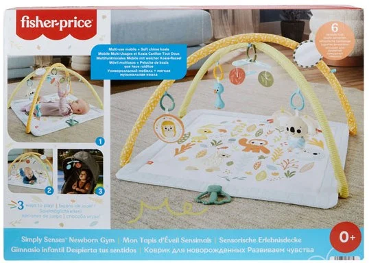 FISHER PRICE SENSIMALS NEWBORN GYM
