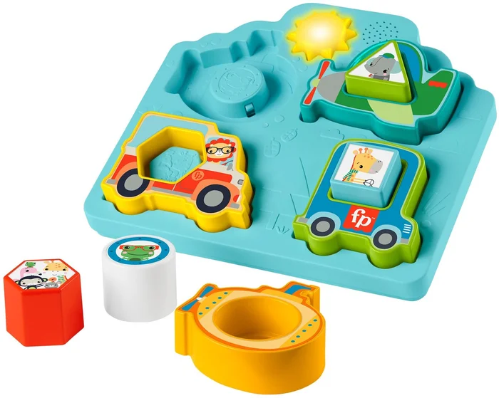 FISHER PRICE SHAPES AND SOUNDS VEHICLE PUZZLE