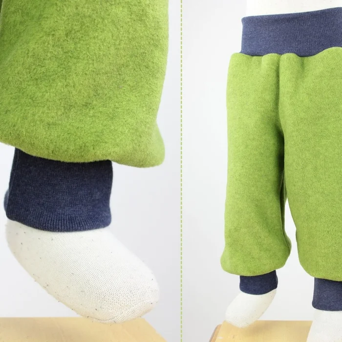 Fleecehose für Kinder grün