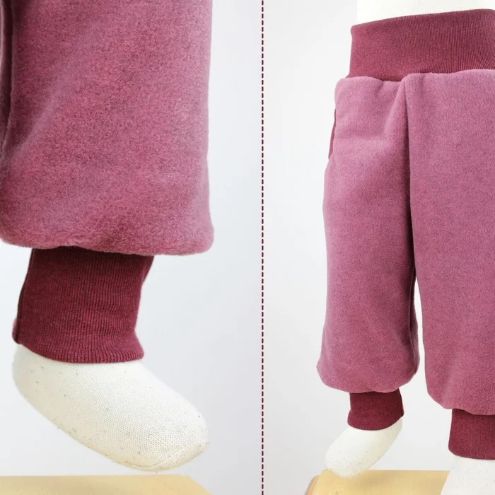 Fleecehose für Kinder rosa