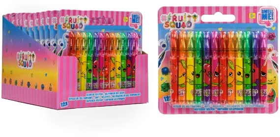 FruitySquad Fruitysquad 12 Mini-Gelstifte FS60385