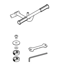 Fußlenker komplett für Food Twister