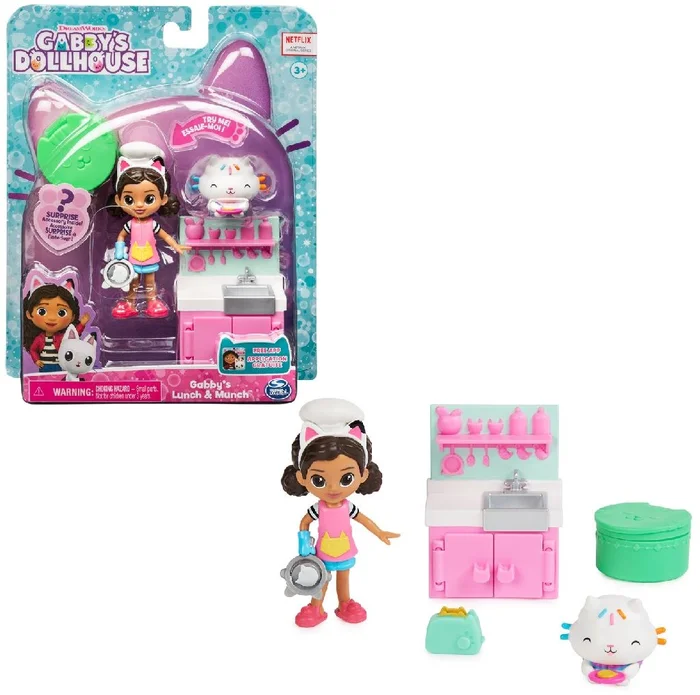 Gabby’s Dollhouse Cat-Tivity-Paket zum Mittagessen und Knabbern