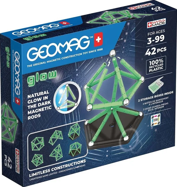 Geomag Geomag Glow Recycled 42 pcs