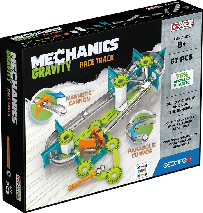 Geomag Geomag Mechanics Gravity Recycled Race Track 67 pcs