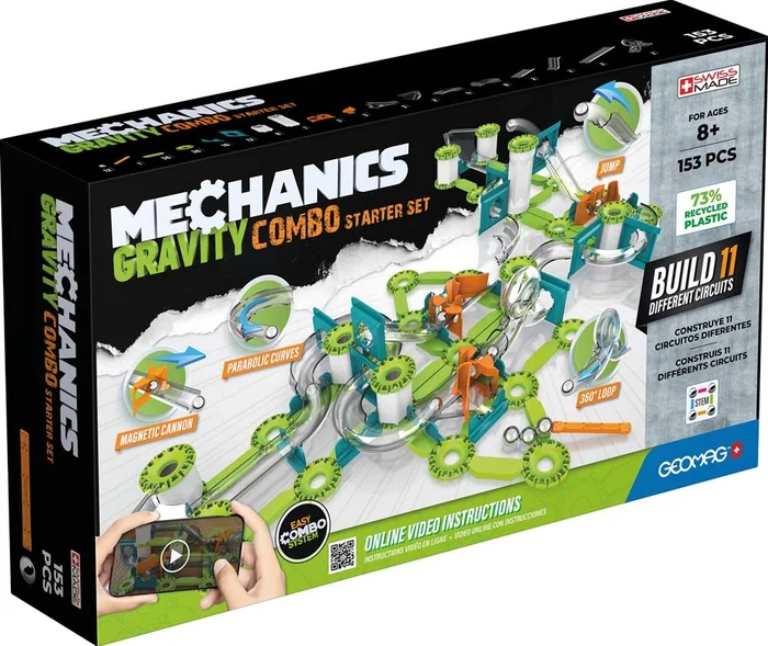 Geomag Geomag Mechanics Recycled Combo Starter Set 153 Teile