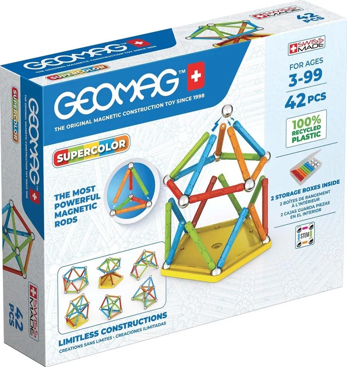 Geomag Super Color Recycled 42 Stück