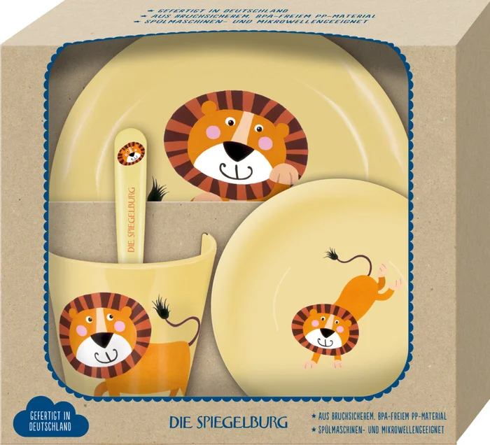 Geschirr Geschenkset Löwe – Freche Rasselbande