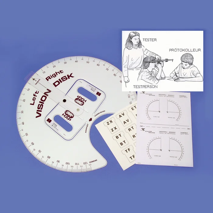 Gesichtsfeldmessgerät Klassensatz mit 3 Stück bei Wiemann-Lehrmittel erhältlich