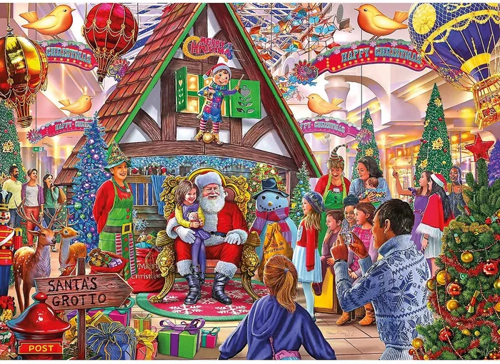 Gibson’s Visit Santa (1000)