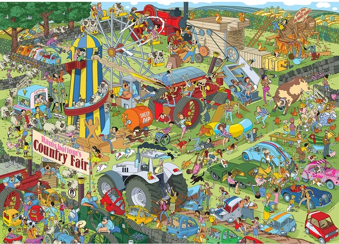 Gibsons Jokesaws: Land Show Chaos – 1000 Teile