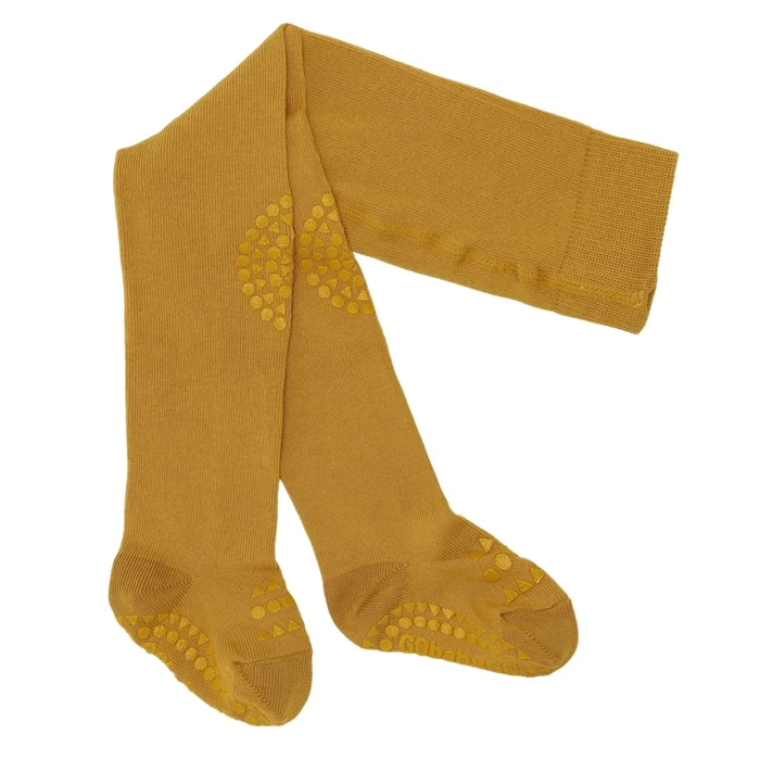 GoBabyGo Strumpfhosen non slip 12-18 M Mustard