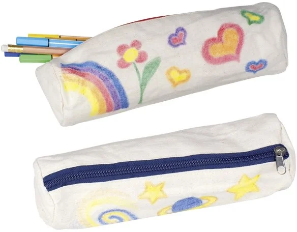 Goki 15041 Weiches Federmäppchen Weiß