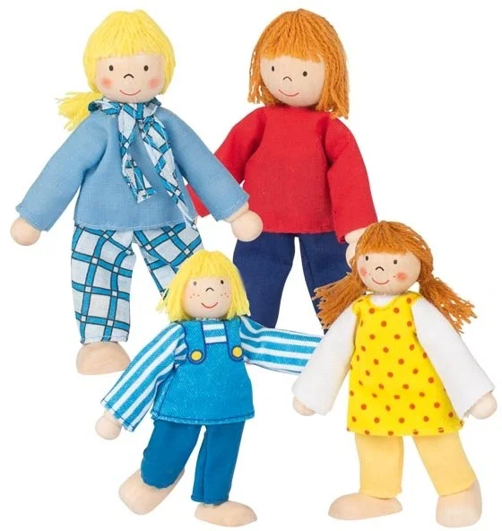 Goki Biegepuppen Junge Familie