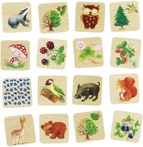 Goki Memospiel Waldleben