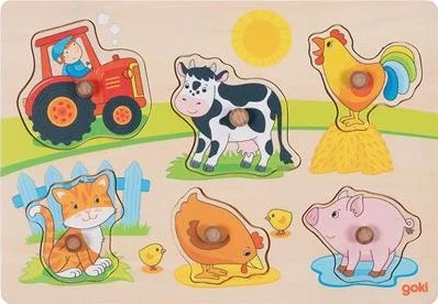GOKI Steekpuzzel – Op De Boerderij