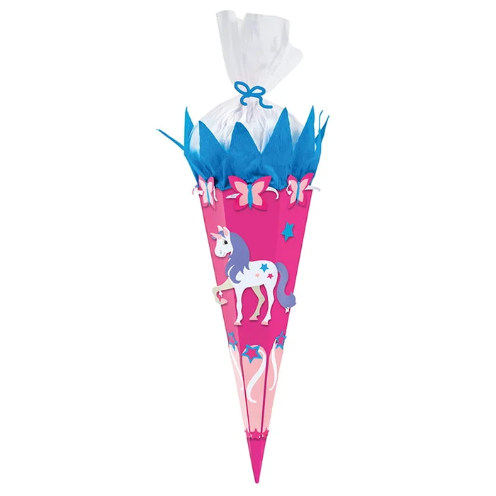 Goldbuch Bastelset Schultüte Einhorn – 70cm