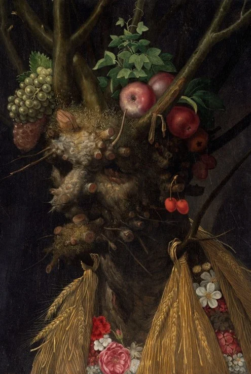 Grafika Arcimboldo Giuseppe: Four Seasons in One Head, 1590 – 12 Teile