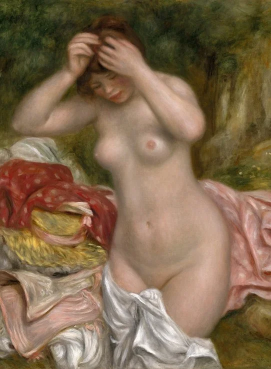 Grafika Auguste Renoir: Bather Arranging Her Hair, 1893 – 2000 Teile