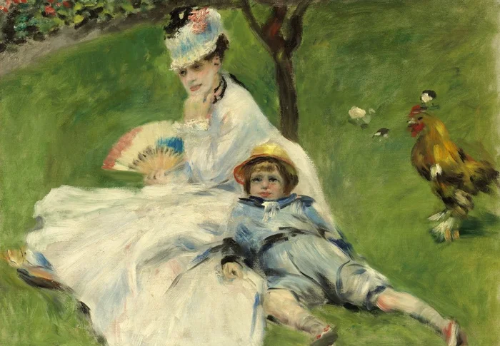 Grafika Auguste Renoir: Madame Monet and Her Son, 1874 – 12 Teile
