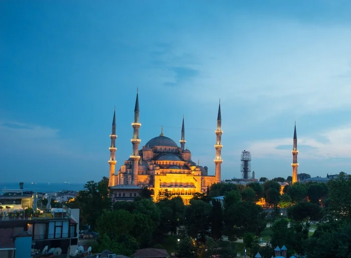 Grafika Blaue Moschee, Türkei – 2000 Teile