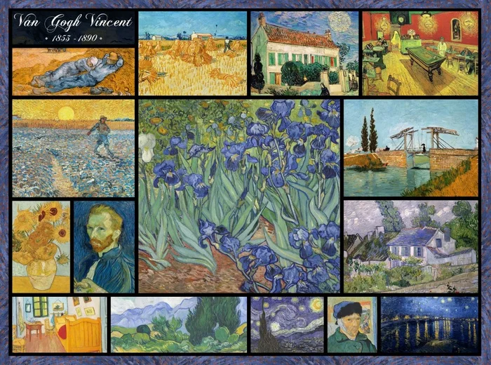 Grafika Collage – Vincent Van Gogh – 2000 Teile