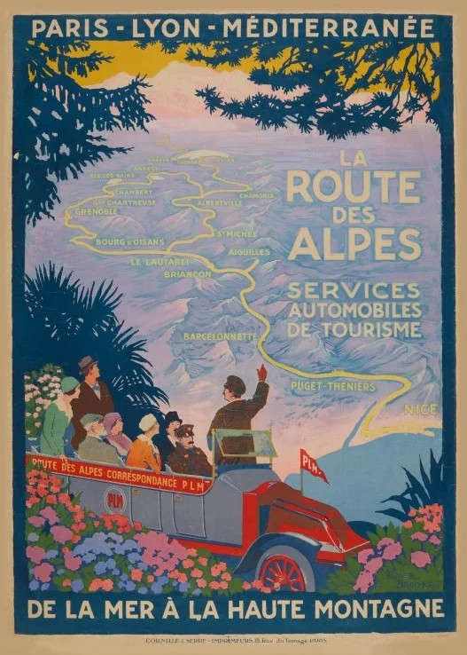 Grafika Roger Broders – La Route des Alpes, 1920 – 500 Teile