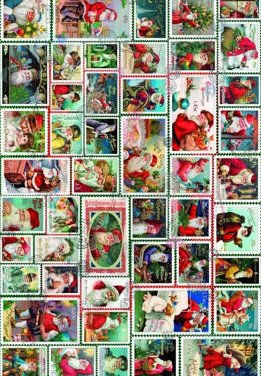 Grafika Santa Stamps – 1000 Teile