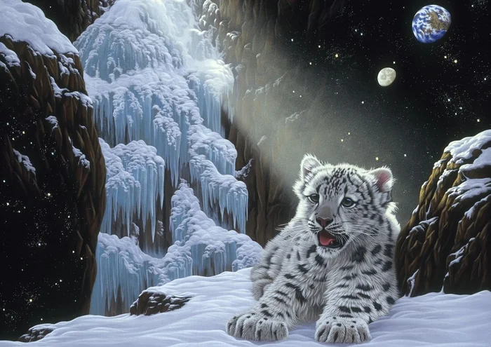 Grafika Schim Schimmel – Ice House – 1000 Teile