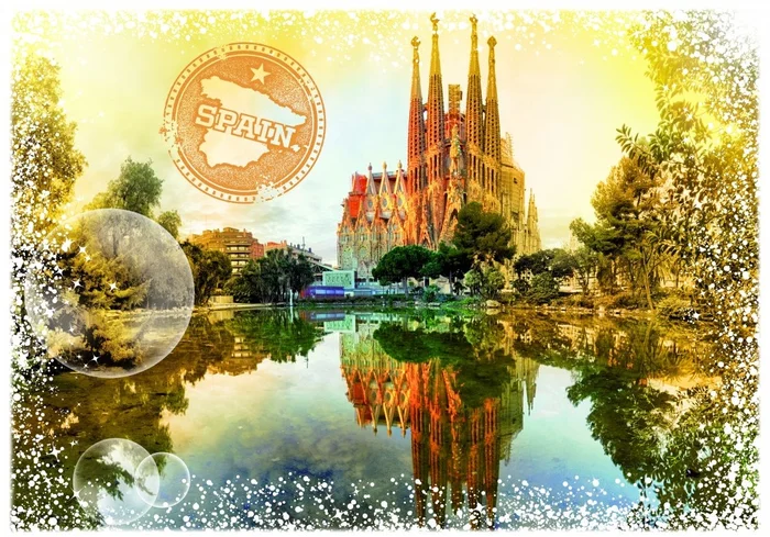 Grafika Travel around the World – Spanien – 1000 Teile