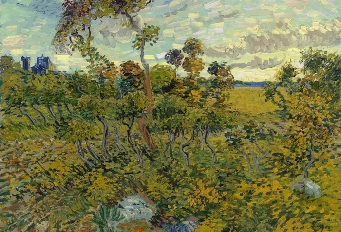Grafika XXL Teile – Van Gogh: Sunset at Montmajour, 1888 – 12 Teile